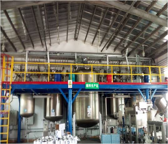 全(quan)自動塗(tu)料生産(chǎn)線