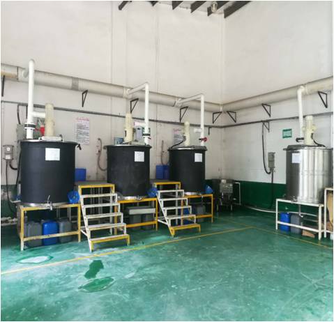 表面處(chù)理劑生(sheng)産線